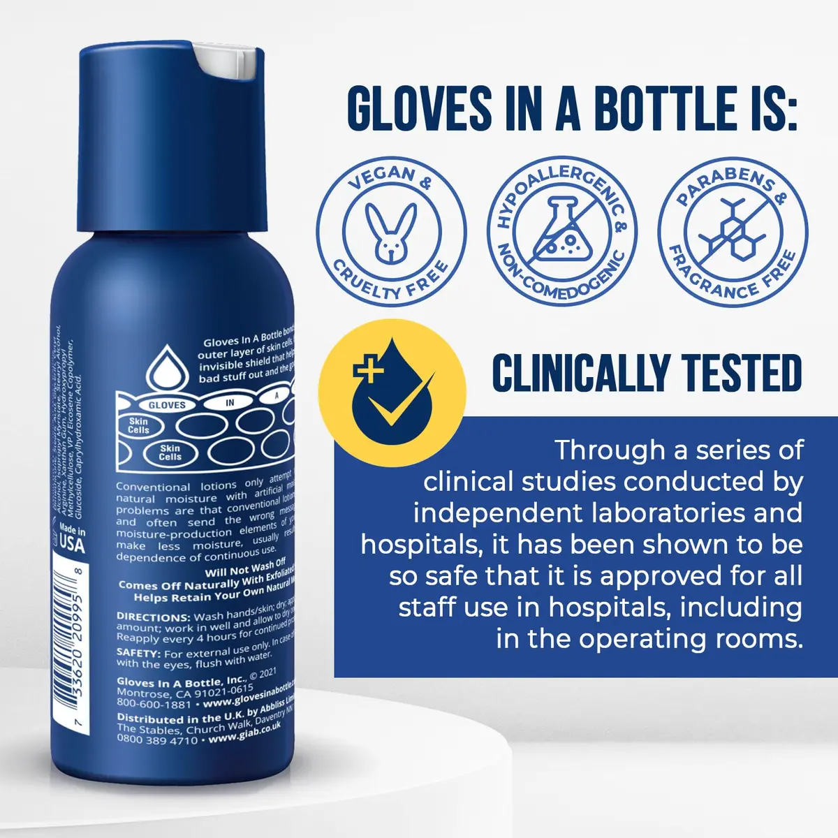 Gloves In A Bottle Shielding Lotion 2oz | Fragrance-Free Moisturizer for Sensitive & Dry Skin - view 5