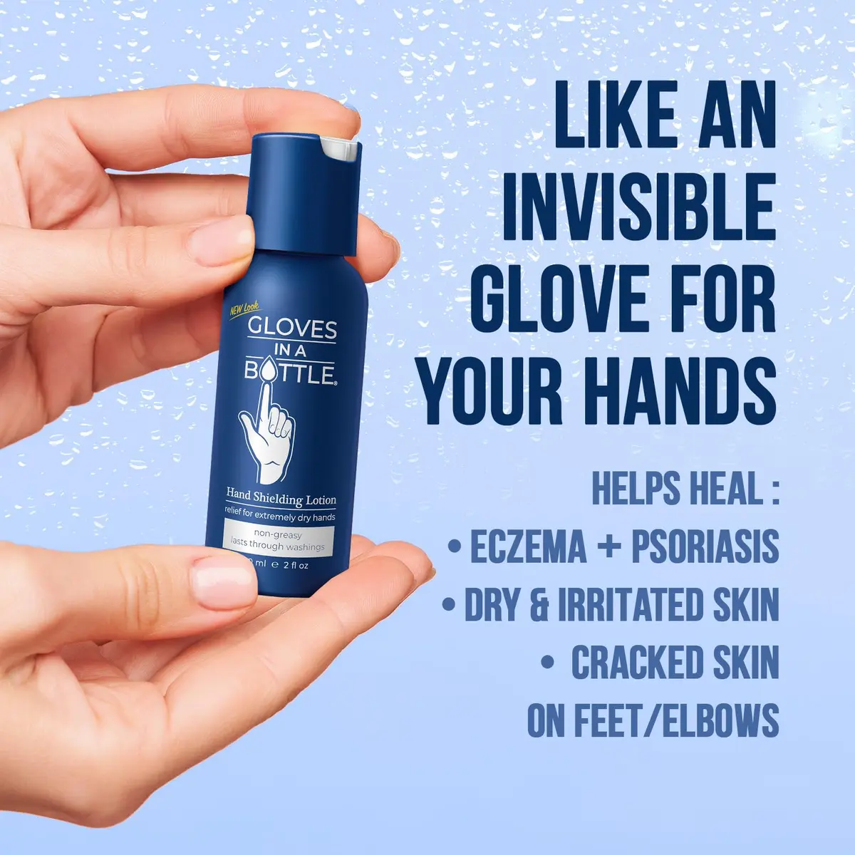 Gloves In A Bottle Shielding Lotion 2oz | Fragrance-Free Moisturizer for Sensitive & Dry Skin - view 7
