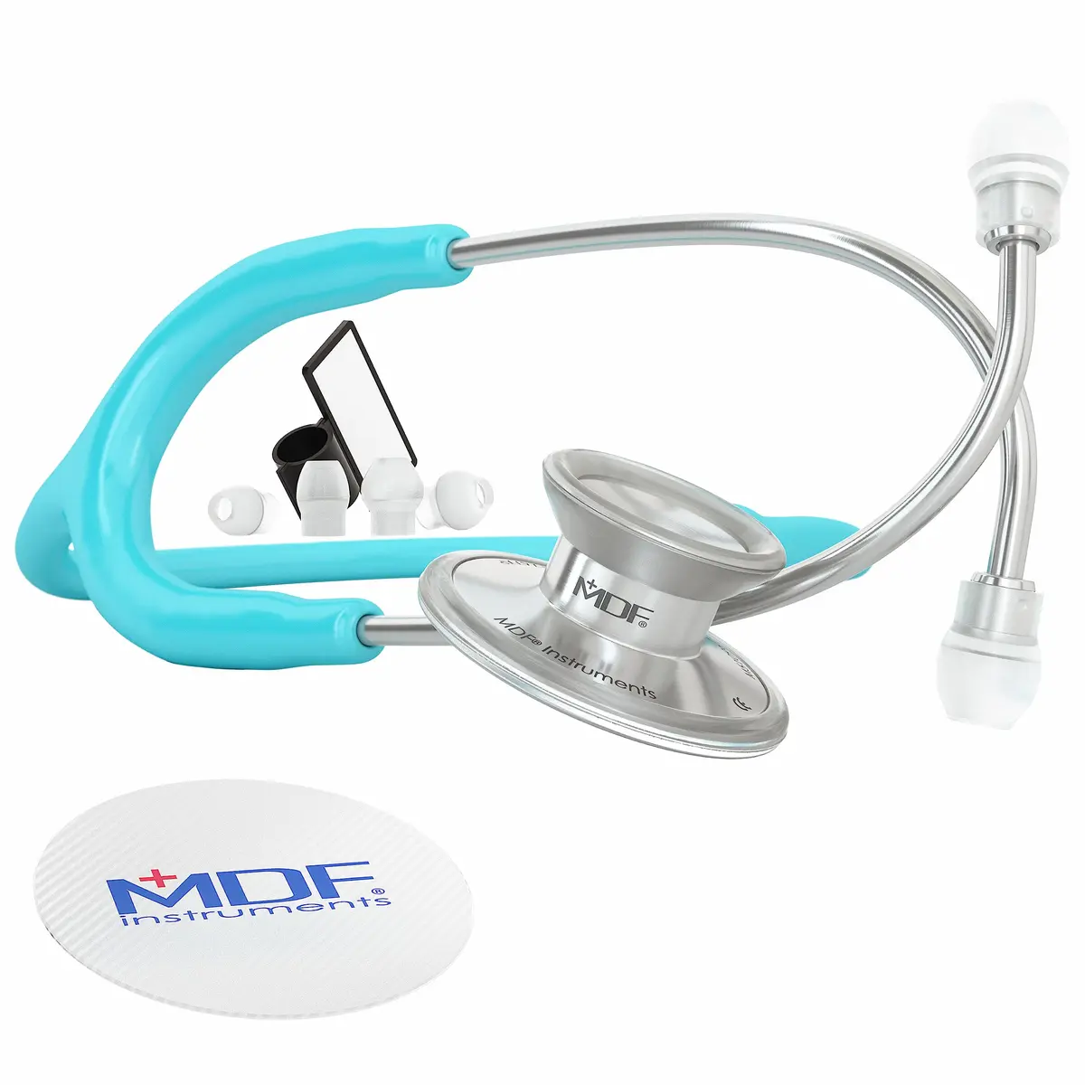 MDF Instruments Acoustica Lightweight Dual Head Stethoscope 31.2 x 0.8 inches | Trusted for Accurate Auscultation - main product image
