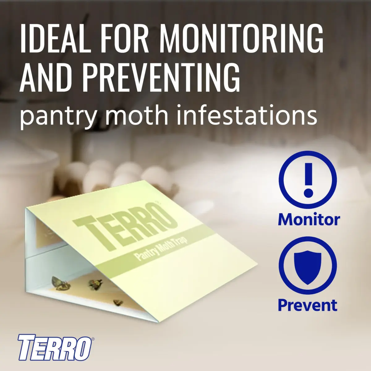 Terro Pantry Moth Traps - 2 Pack | Attracts & Traps Grain, Flour, Meal, Seed Moths - view 6