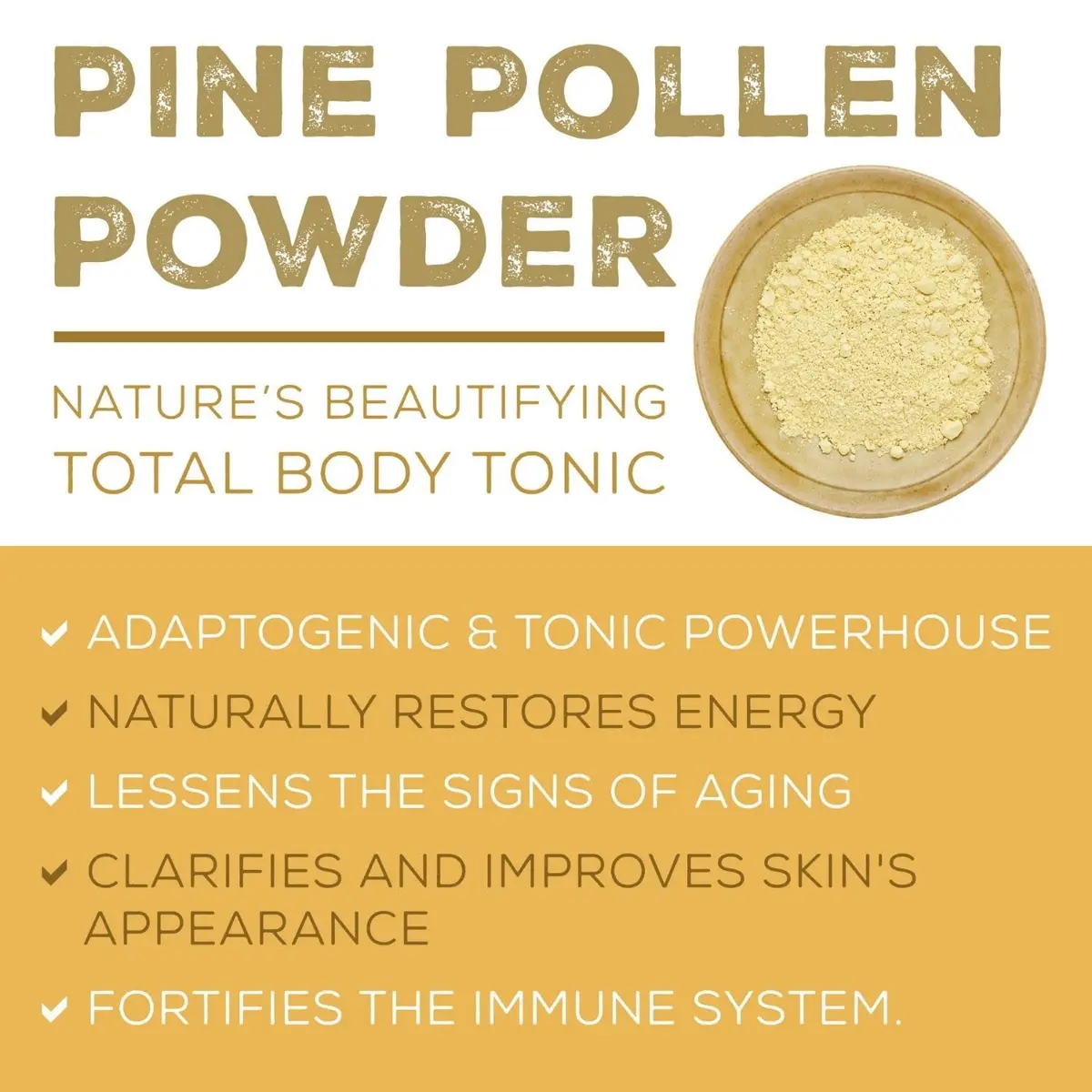Surthrival Pine Pollen Powder Capsules 180 Count | Energy & Endurance Support - view 3