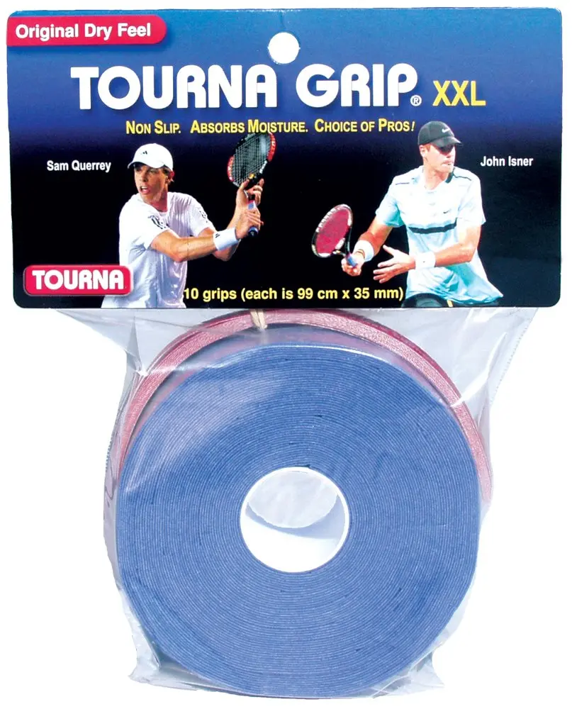 Tourna XXL Dry Feel Tennis Grip 4 inches | Moisture-Activated Tackiness (115 chars) - main product image
