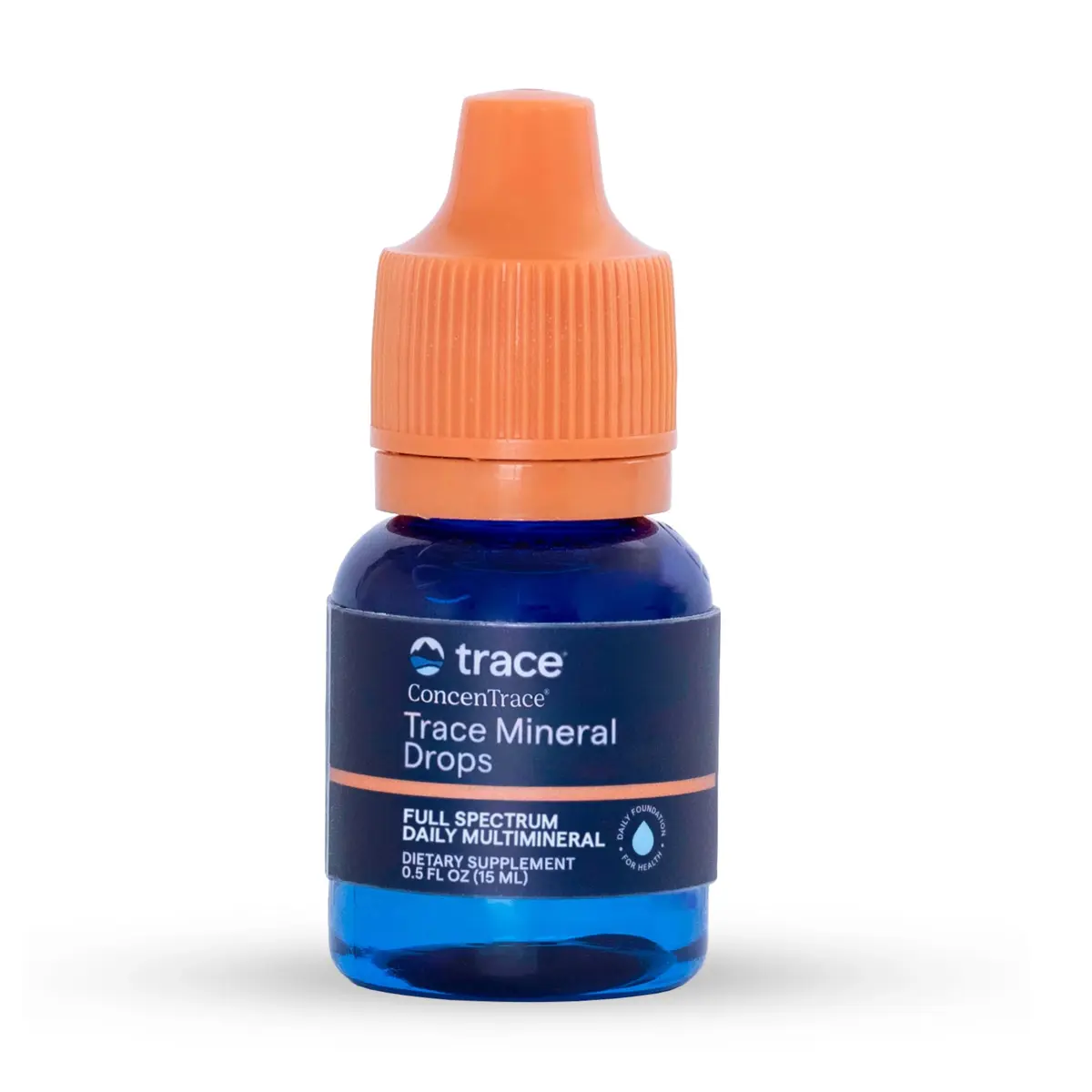 Trace Minerals ConcenTrace Mineral Drops, 15ml (0.5 Fl Oz) | 70+ Ionic Minerals for Energy & pH Balance - main product image