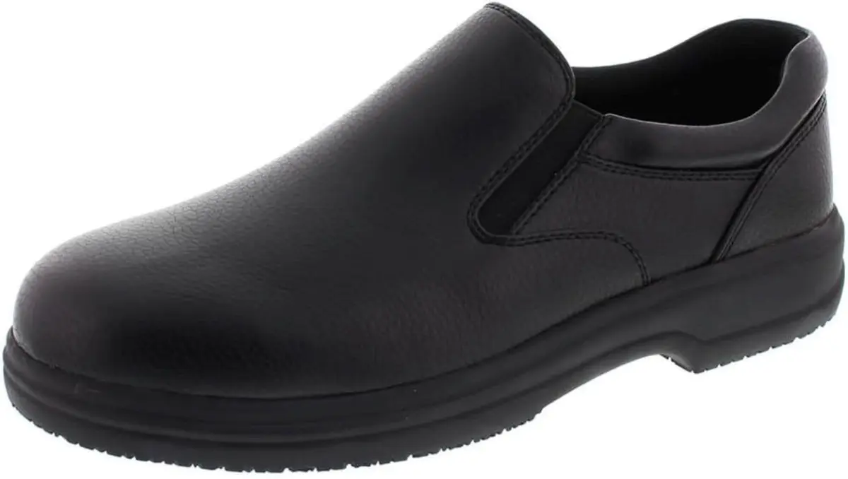 Deer Stags Men’s Manager Slip-On Work Shoe 9M | Oil & Slip-Resistant Comfort - main product image