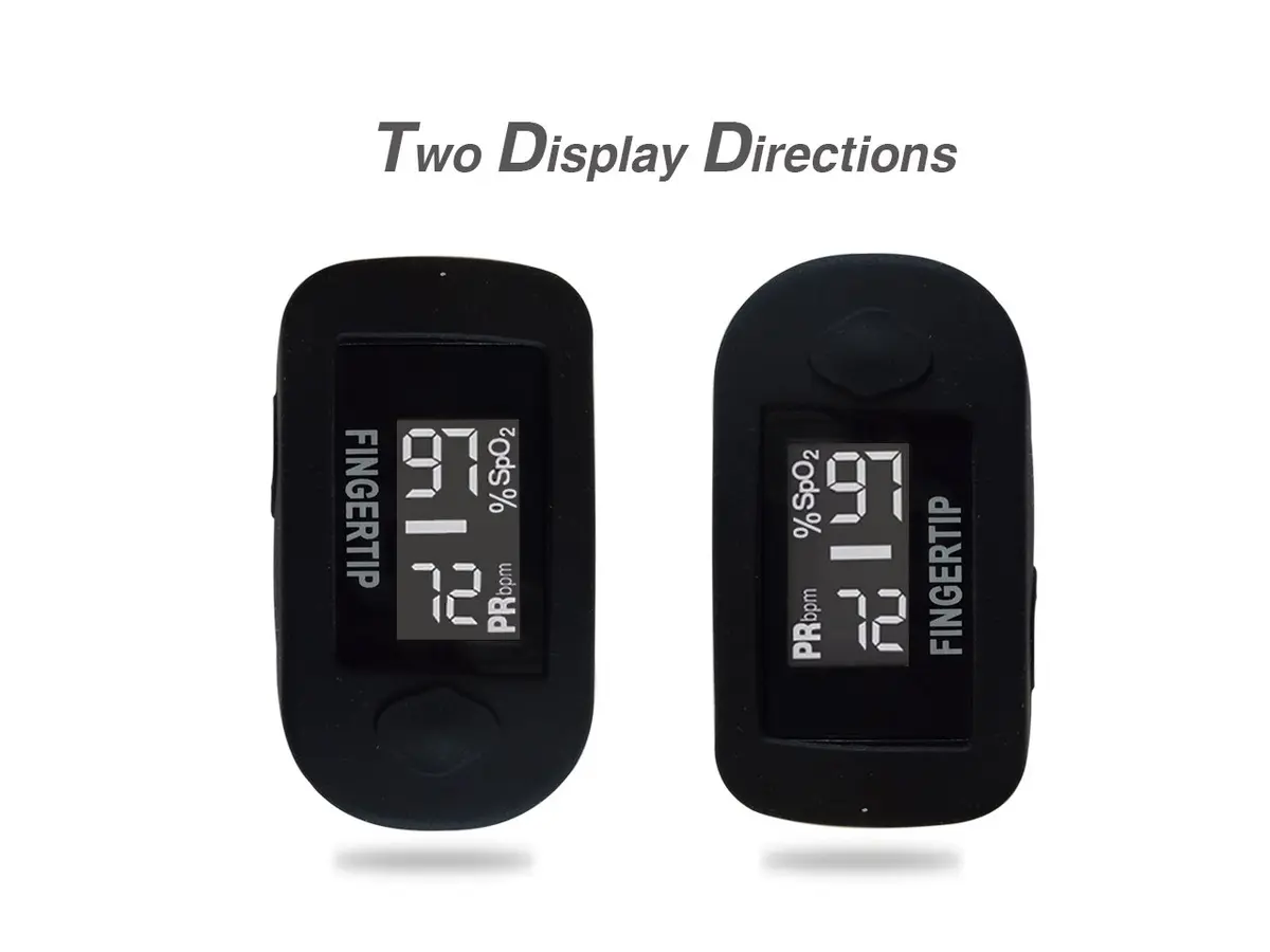 Concord Blood Oxygen Saturation Monitor with Reversible Display | Accurate & Portable - view 2