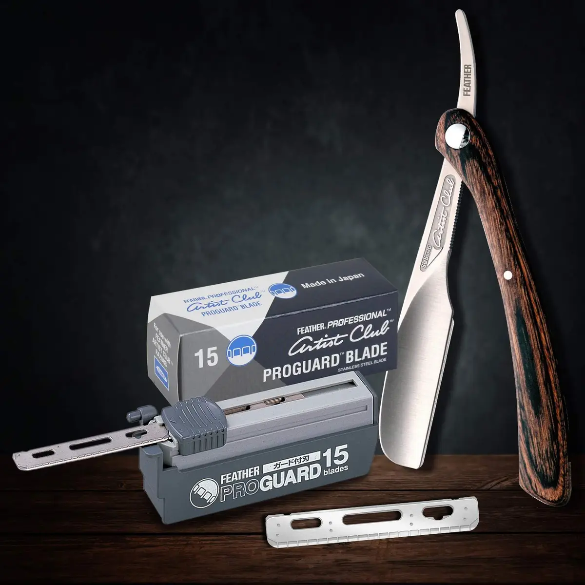 Feather Artist Club ProGuard Razor Blades 15 Count | Professional Single Edge Blades for Precise Shaving - view 3