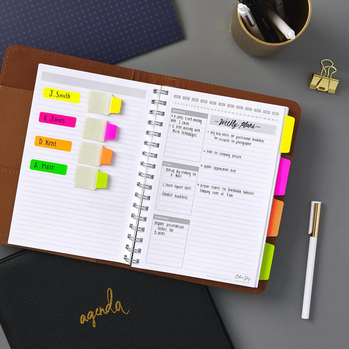 Avery Color-Coding Removable Labels 1/2" x 1-3/4" Assorted Neon Colors | Bright, Removable, Non-Printable Labels for Office & School - view 2