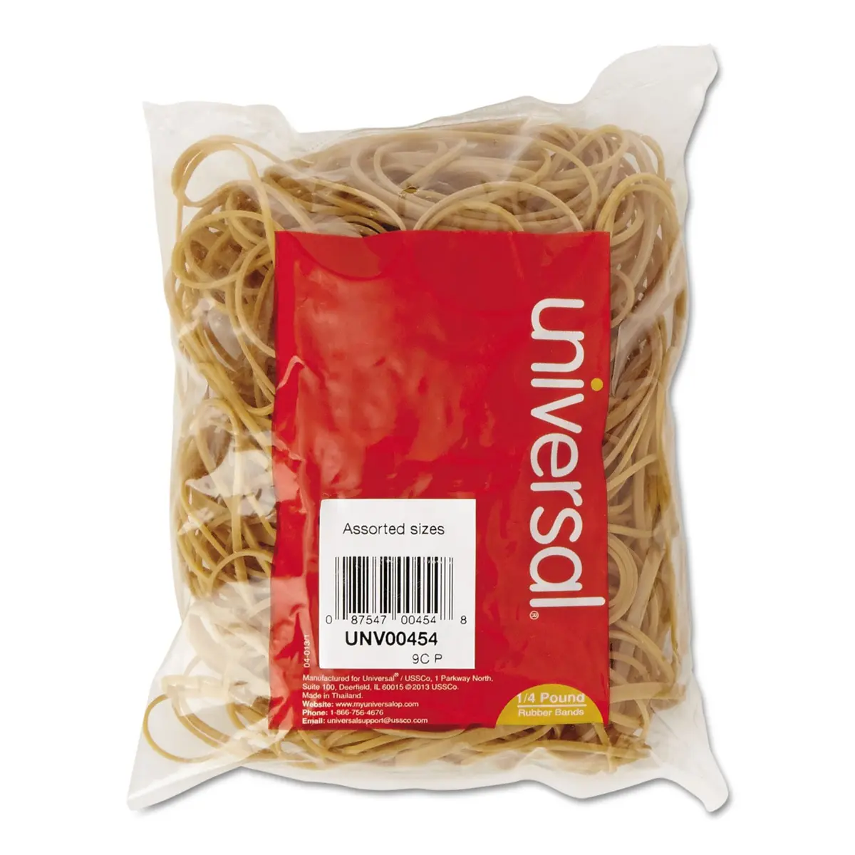 Universal Rubber Bands Beige 1 oz (0.11 kg) | General Purpose Office & Home Use - main product image