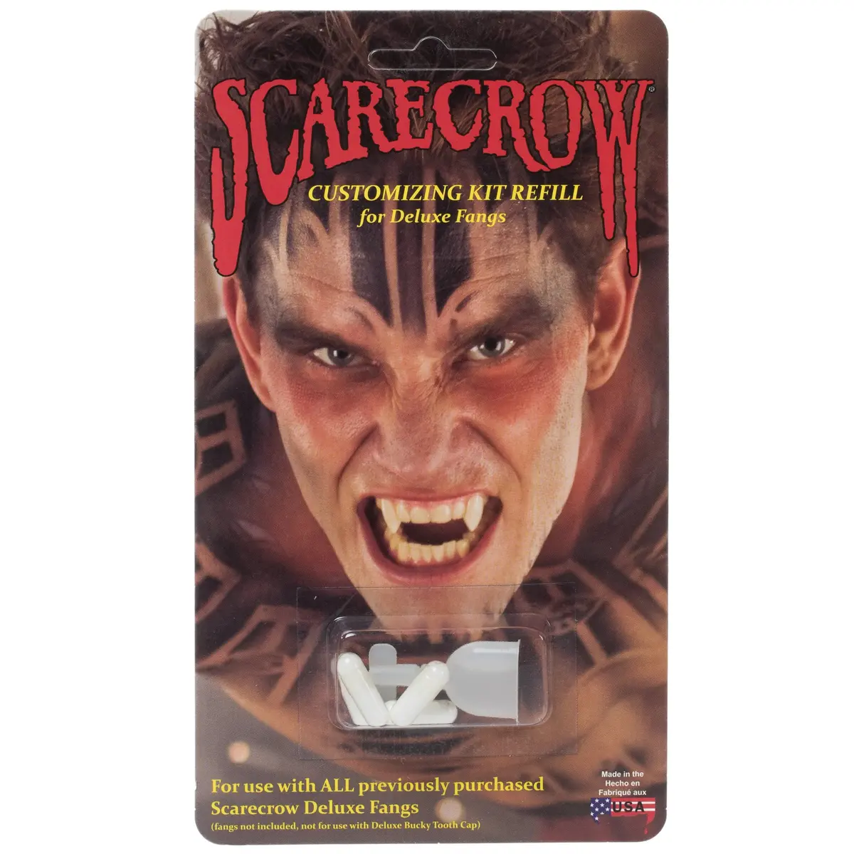 Scarecrow Vampire Fangs Refill Kit | Custom Fit, Reusable, Thermoplastic, Halloween Accessory - view 2