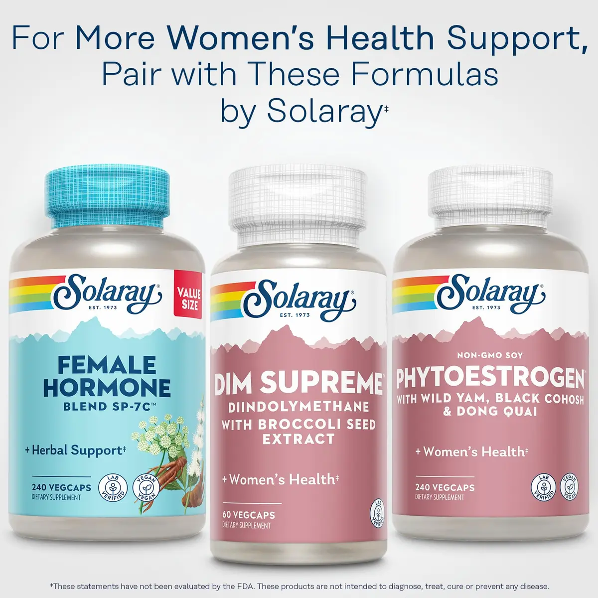 SOLARAY DIM Supreme 100 mg | Supports Women's Wellness & Balance - view 6