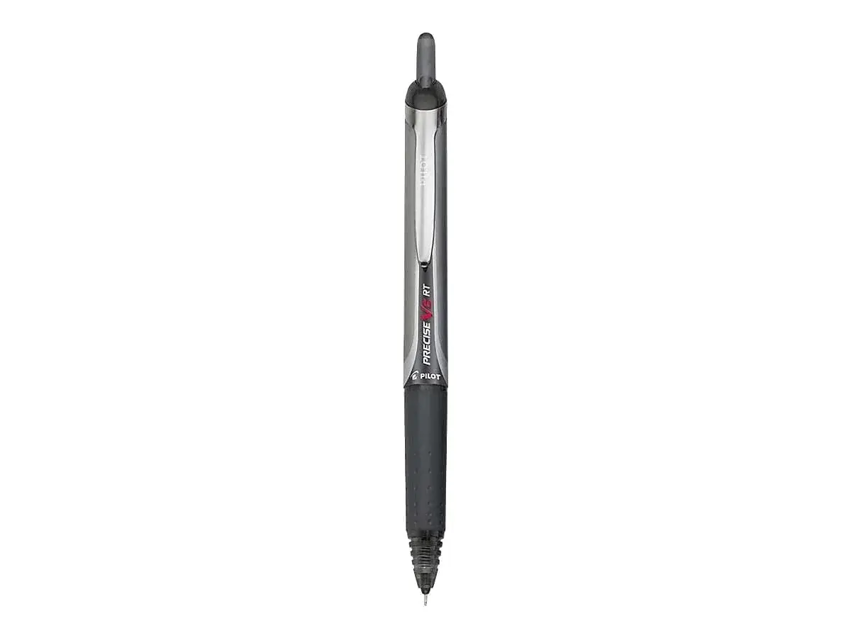 PILOT Precise V5 RT Rolling Ball Pens, Black Ink, 0.5mm, 3-Pack | Smooth Writing, Retractable, Fine Point - view 3