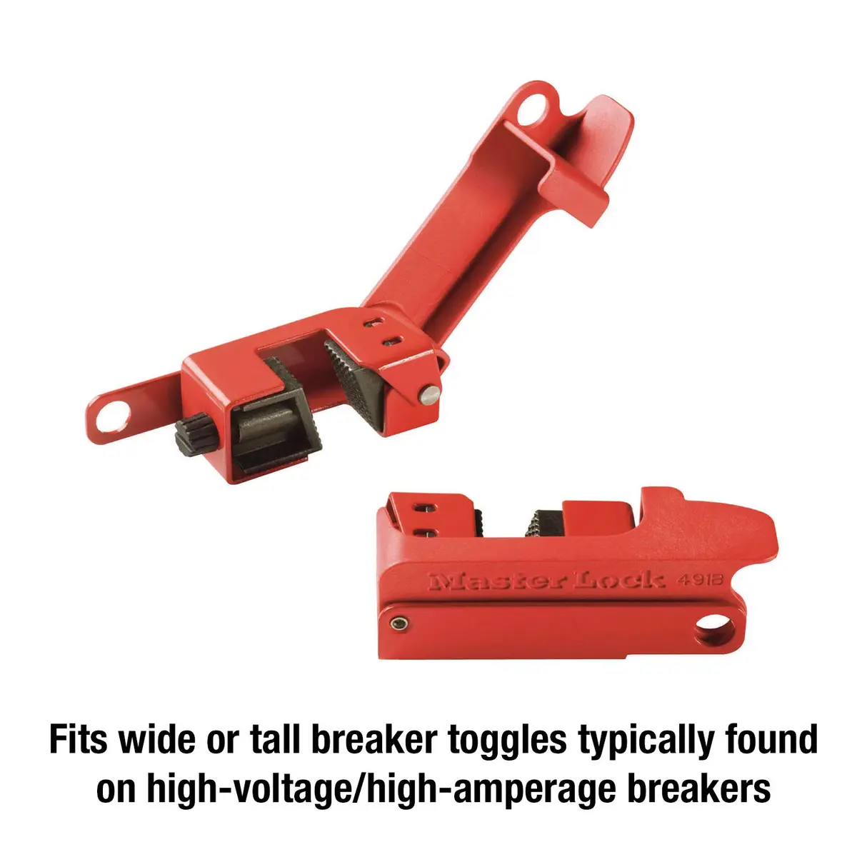 Master Lock 491B Lockout Tagout Circuit Breaker Tall & Wide Toggles | OSHA Compliant Lockout Device - view 3