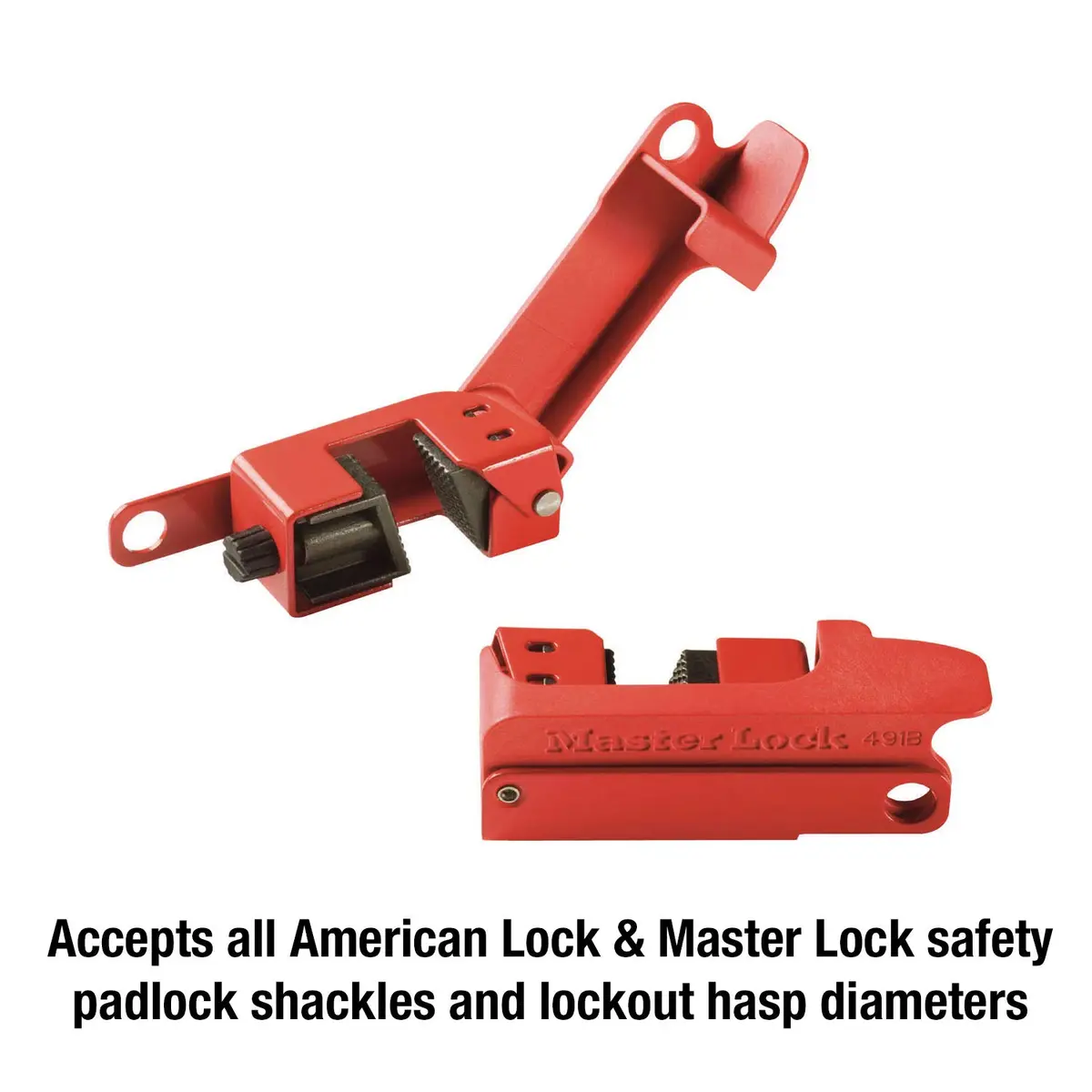Master Lock 491B Lockout Tagout Circuit Breaker Tall & Wide Toggles | OSHA Compliant Lockout Device - view 4