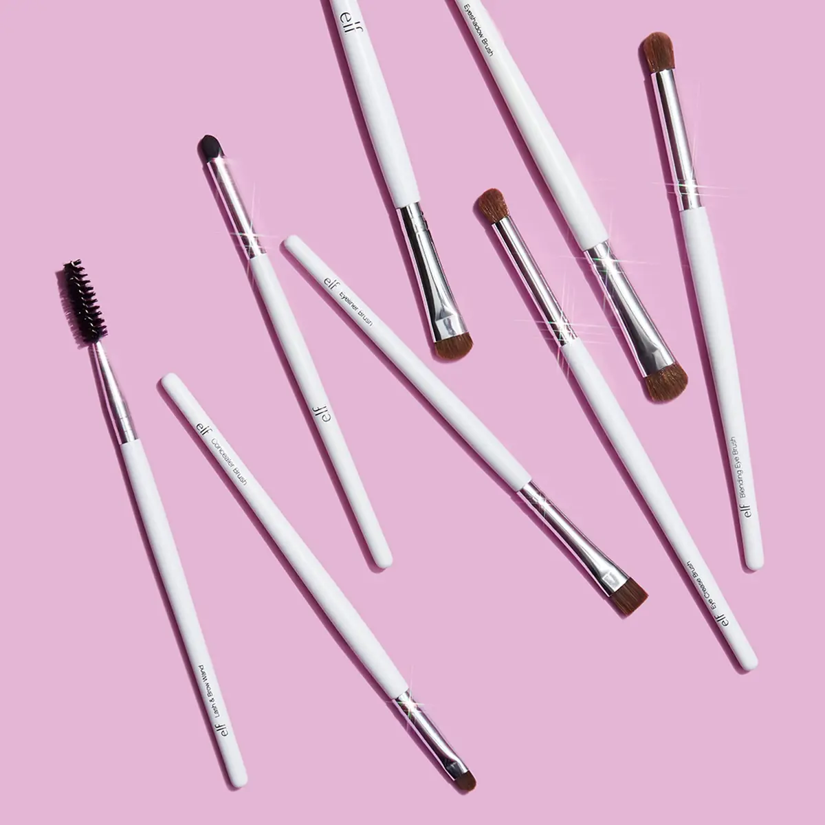 e.l.f. Small Eyeshadow Brush | Curved Synthetic Makeup Tool for Eye Contouring & Blending - view 3