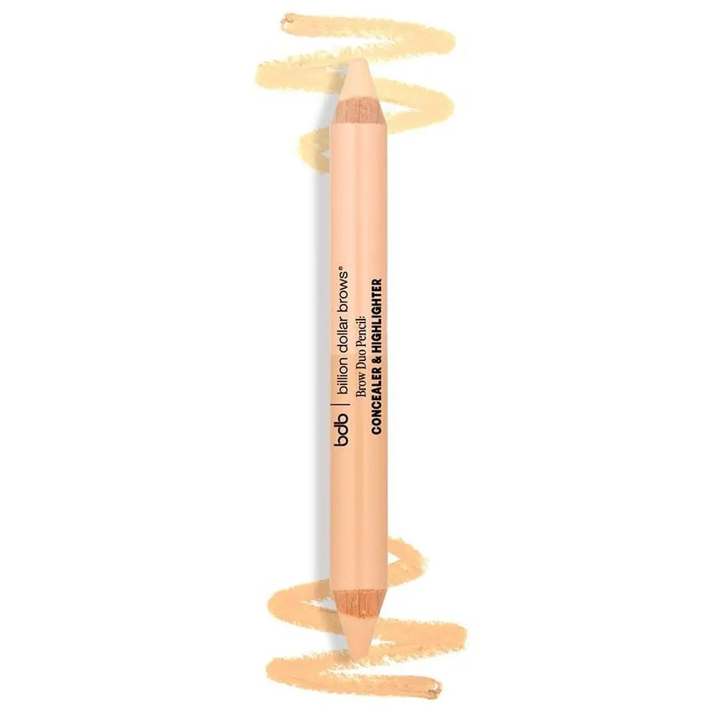 billion dollar brows Duo Brow Highlighter & Concealer Pencil Universal Wand | Instant Lift & Flawless Definition - main product image
