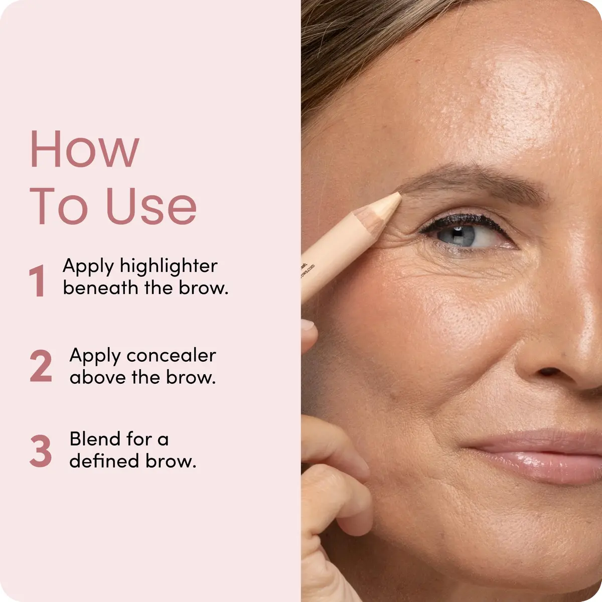 billion dollar brows Duo Brow Highlighter & Concealer Pencil Universal Wand | Instant Lift & Flawless Definition - view 5