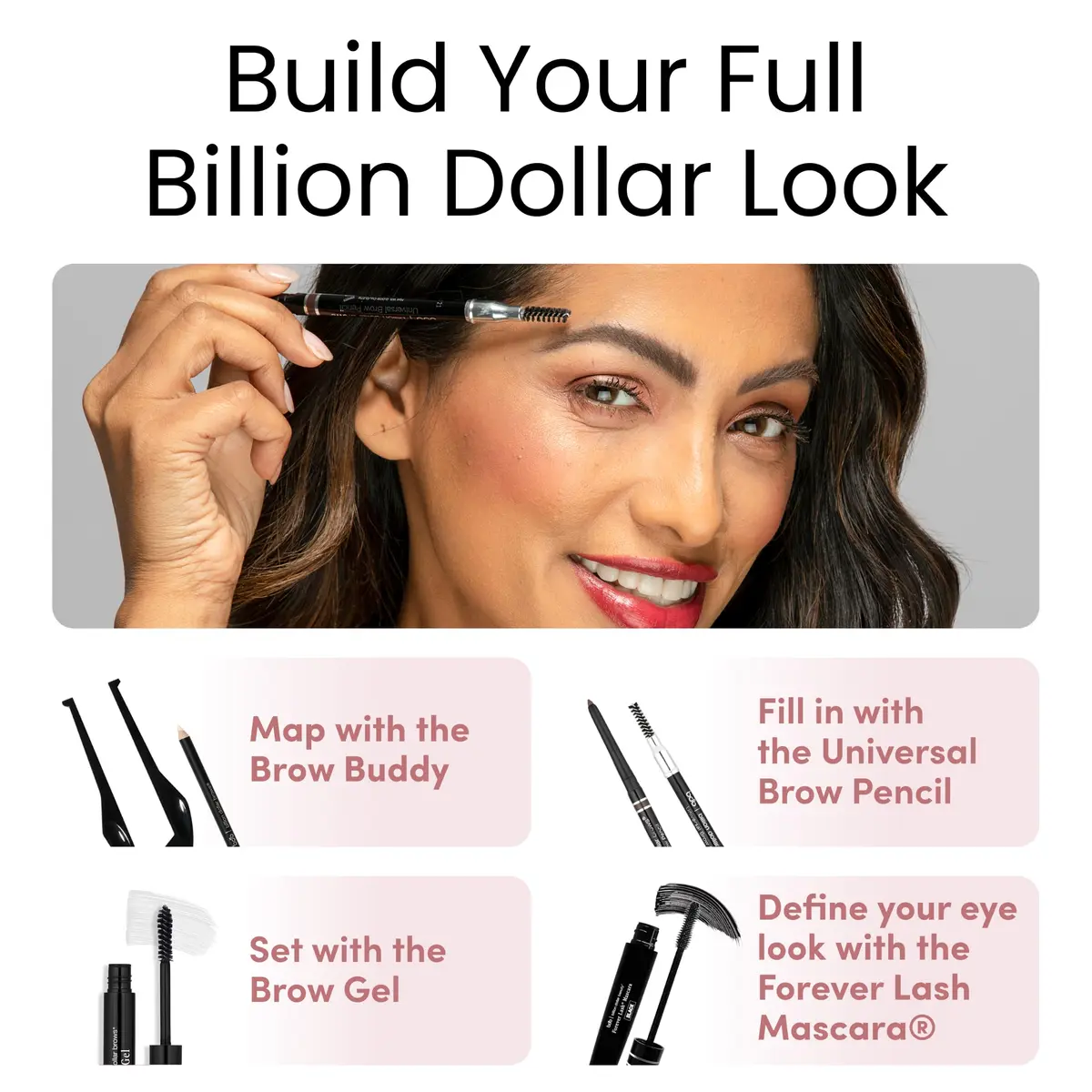 billion dollar brows Duo Brow Highlighter & Concealer Pencil Universal Wand | Instant Lift & Flawless Definition - view 7