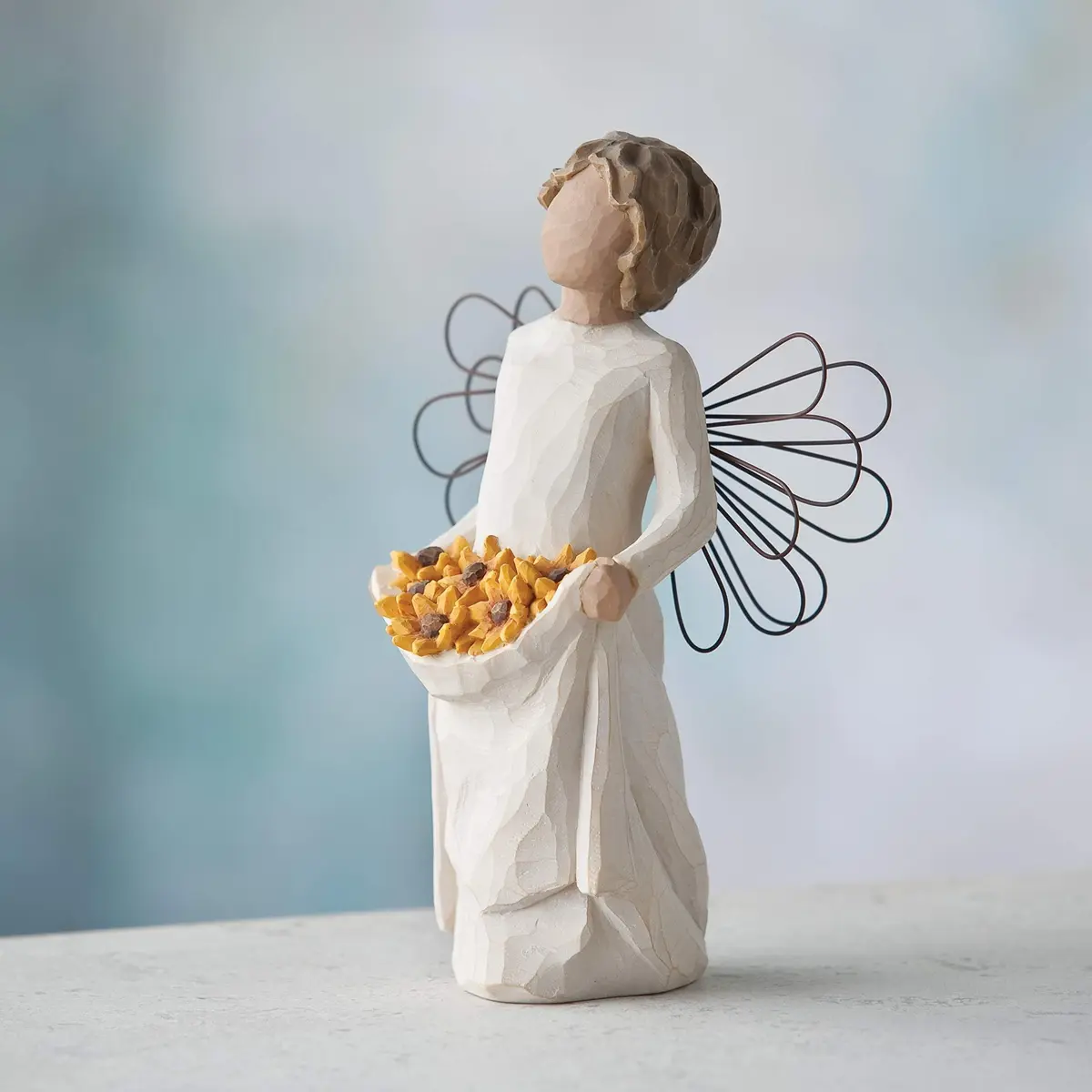 Willow Tree Sunshine Angel Figure 14cm (5.5") | Hand-Painted Resin Collectible - view 5