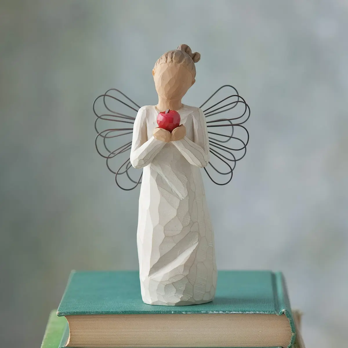 Willow Tree You're The Best! Angel Figurine 5.4 x 4.1 inches | Hand-Painted Resin - view 5