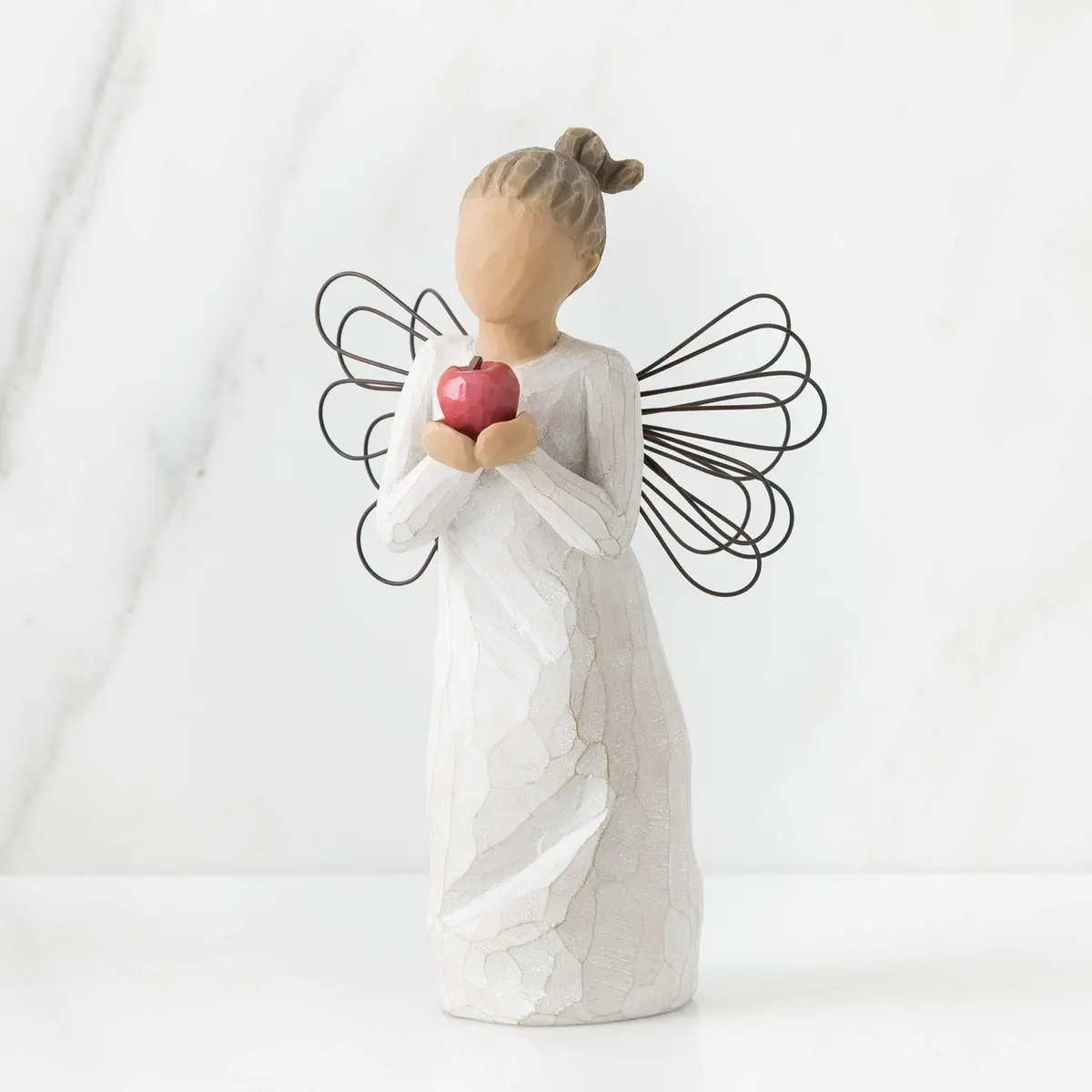 Willow Tree You're The Best! Angel Figurine 5.4 x 4.1 inches | Hand-Painted Resin - view 2