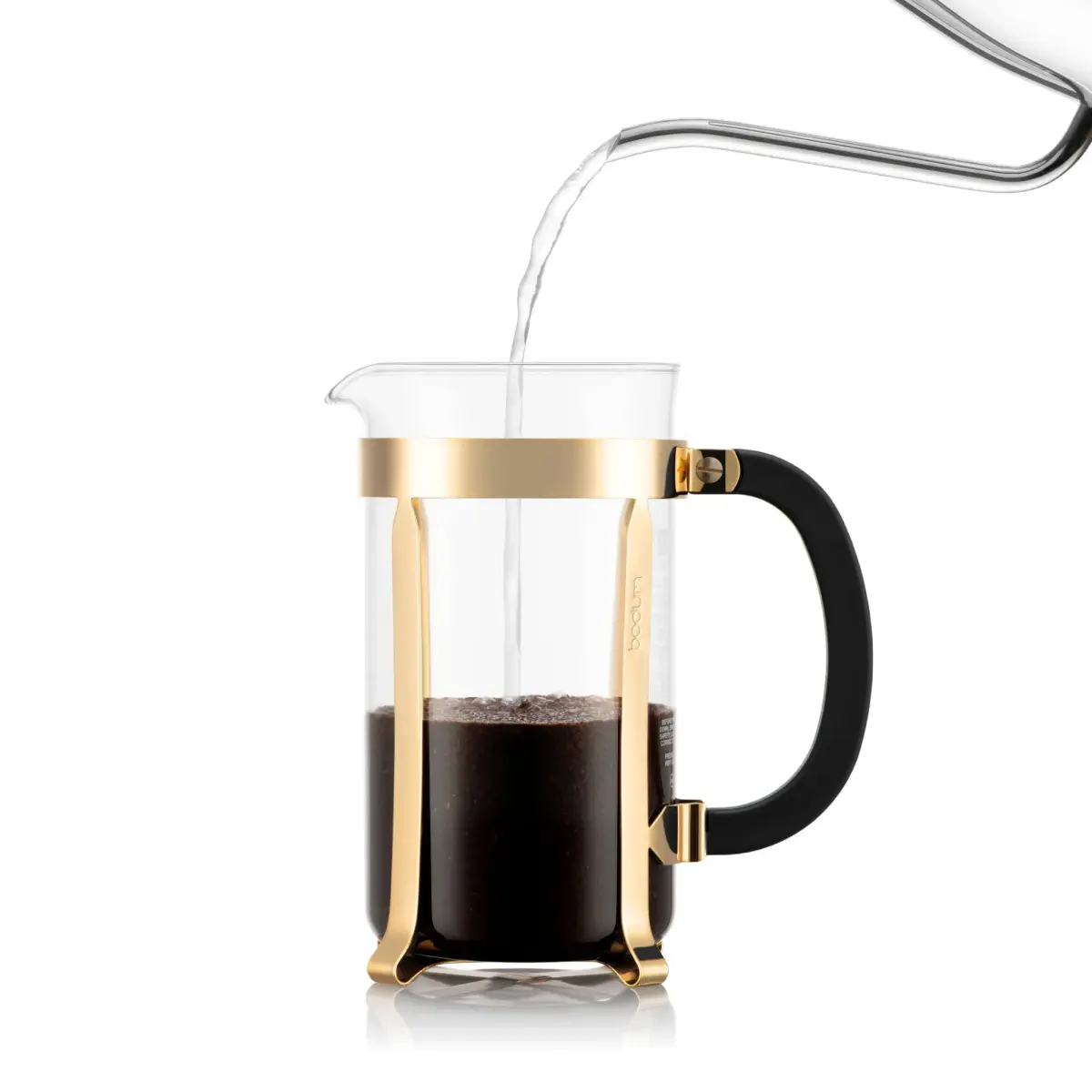 Bodum Chambord 34 oz French Press Coffee Maker - Classic Gold Finish - view 3