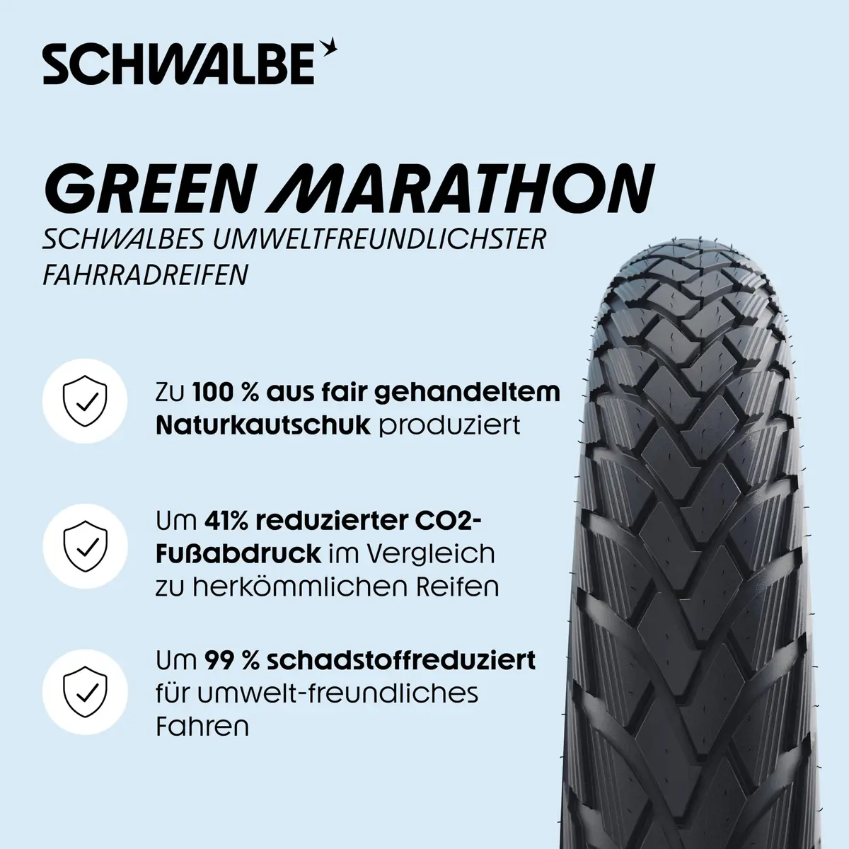 SCHWALBE Marathon GG RLX 28x1.1-Inch | Puncture-Resistant Touring Tire for Road Bikes - view 2