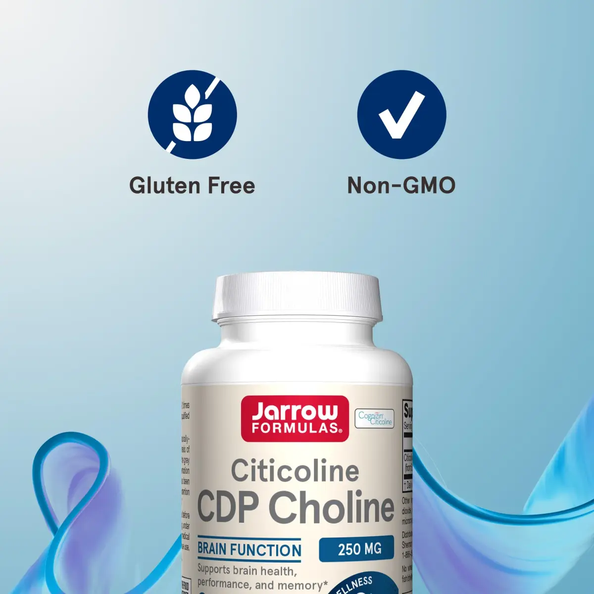 Jarrow Formulas Citicoline CDP Choline 250 mg Capsules | Brain Health Support, Memory Support, Cognitive Performance, Vegan-Friendly (120 Count) - view 5