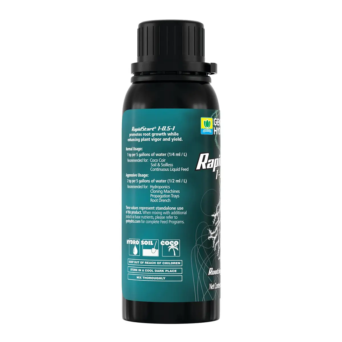 General Hydroponics RapidStart Liquid Fertilizer 275ml | Explosive Root Growth Support - view 6