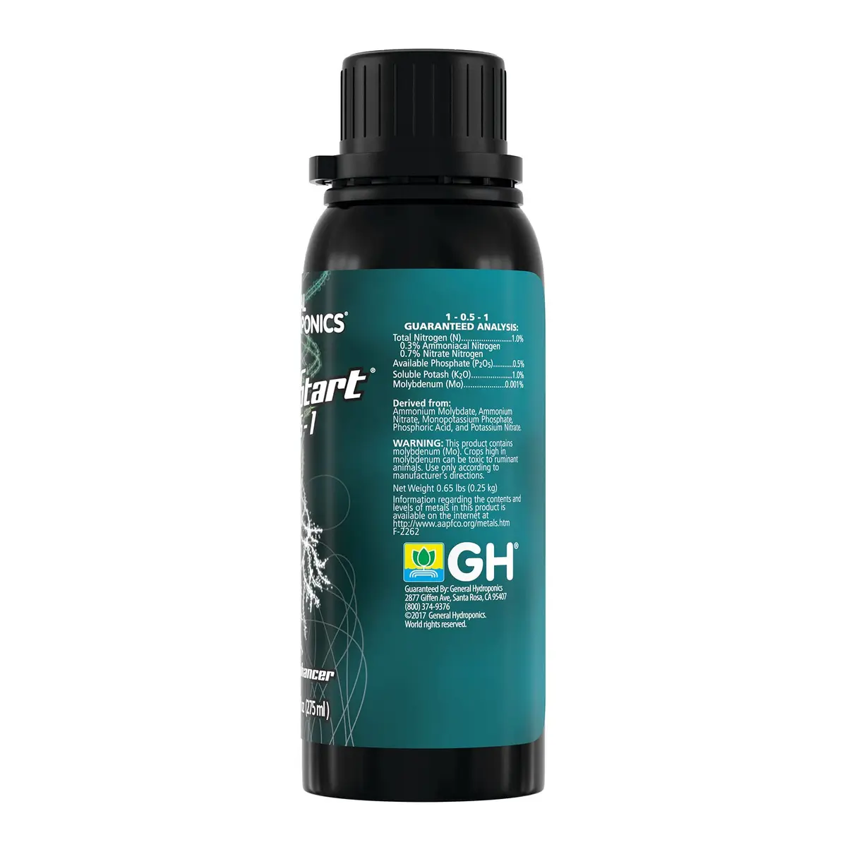 General Hydroponics RapidStart Liquid Fertilizer 275ml | Explosive Root Growth Support - view 7
