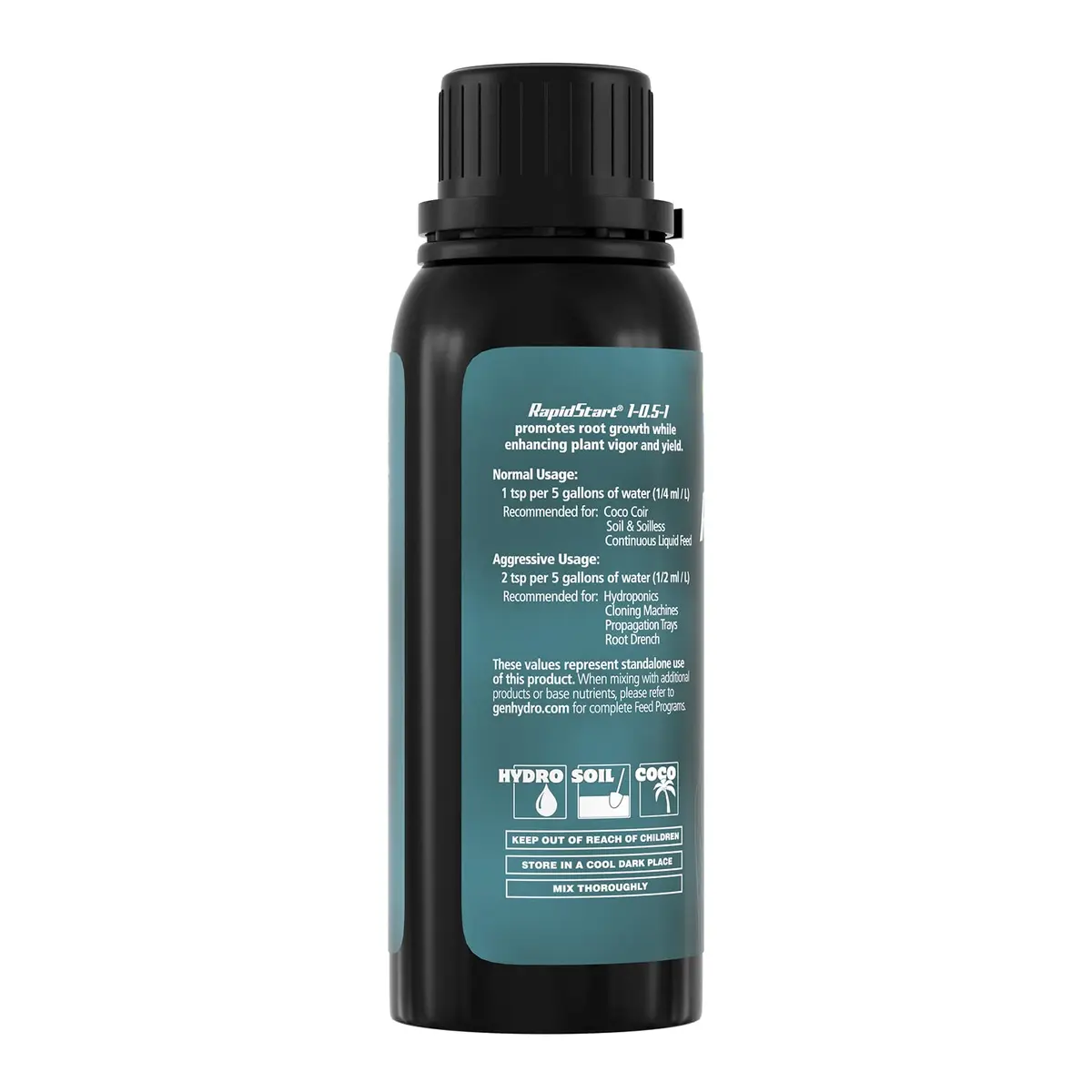 General Hydroponics RapidStart Liquid Fertilizer 275ml | Explosive Root Growth Support - view 2