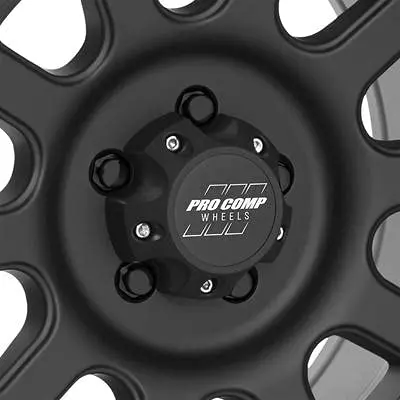 PRO COMP PRO SERIES 32 17X9 5X127 4.76-6mm FLAT BLACK | Heavy Duty Alloy Wheel - view 2