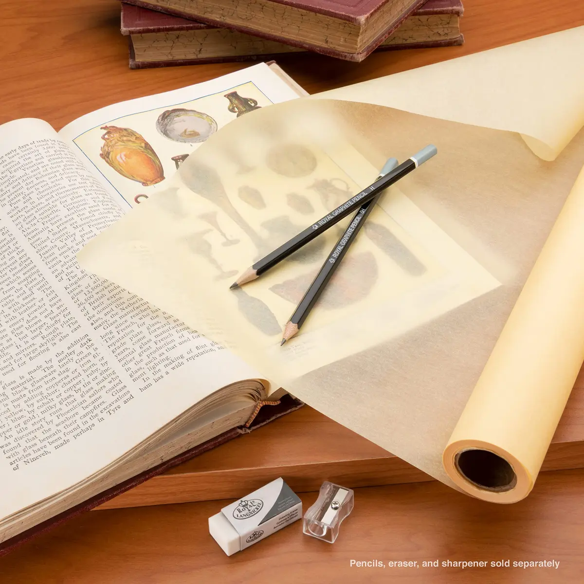 Bee Paper Canary Sketch and Trace Roll 24-Inch x 720-Inch (60 Yards) | High Transparency Drawing Paper - view 5