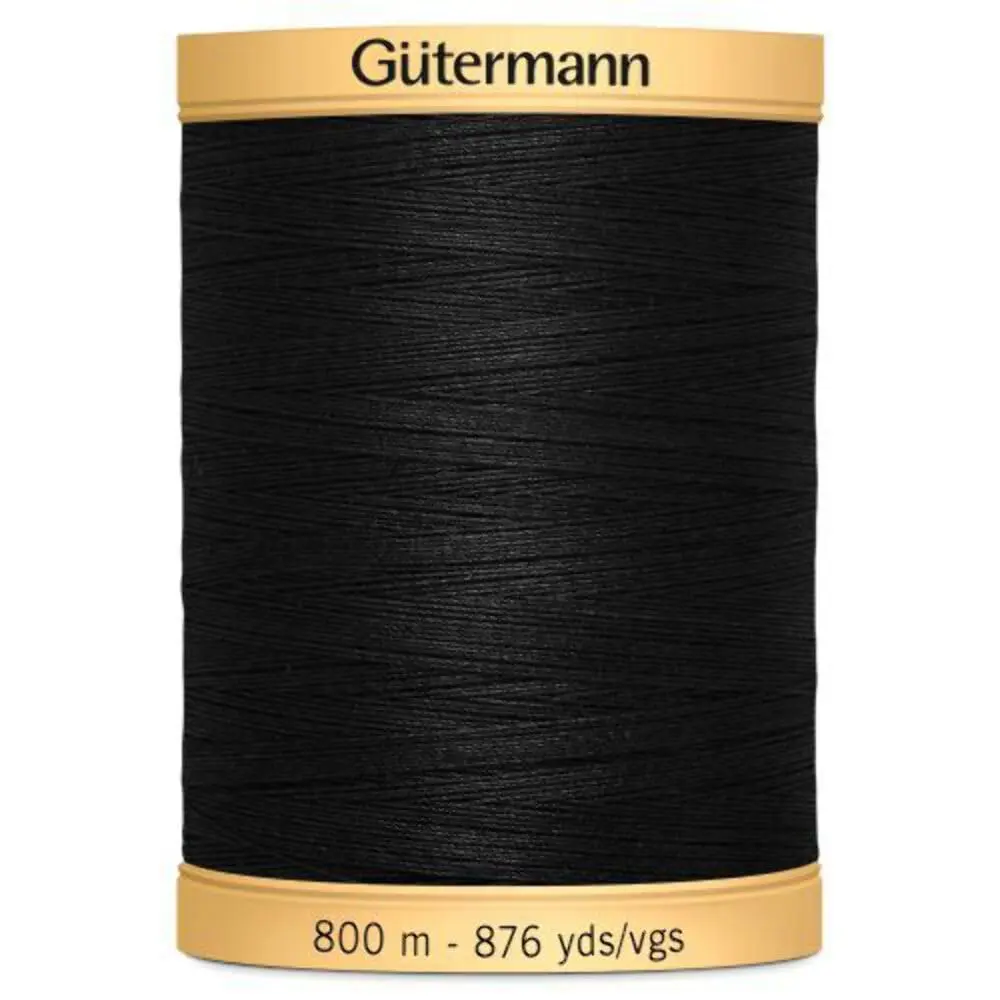 Gütermann Natural Cotton Thread Solids, Sunset Orange, 800m (2625 yd) | 100% Mercerized Cotton for Hand & Machine Sewing - view 5