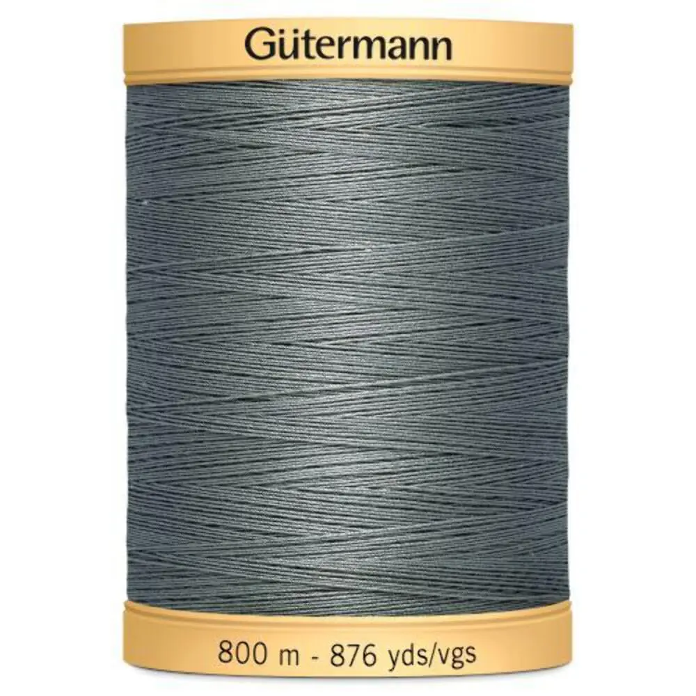 Gütermann Natural Cotton Thread Solids, Sunset Orange, 800m (2625 yd) | 100% Mercerized Cotton for Hand & Machine Sewing - view 6