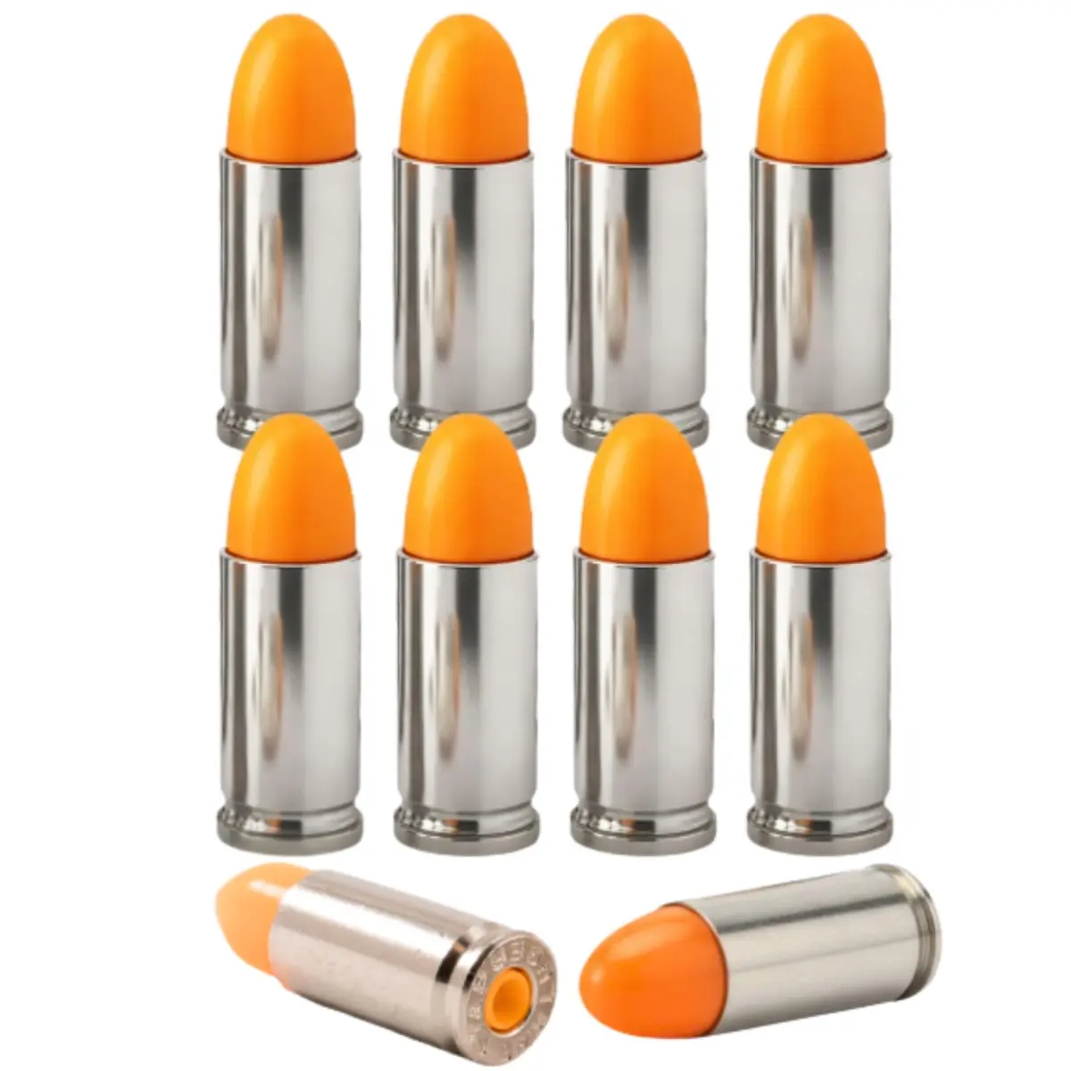 S.T. Action Pro 9mm Snap Caps 10-Pack | Inert Dummy Rounds for Dry Fire & Reloading - main product image