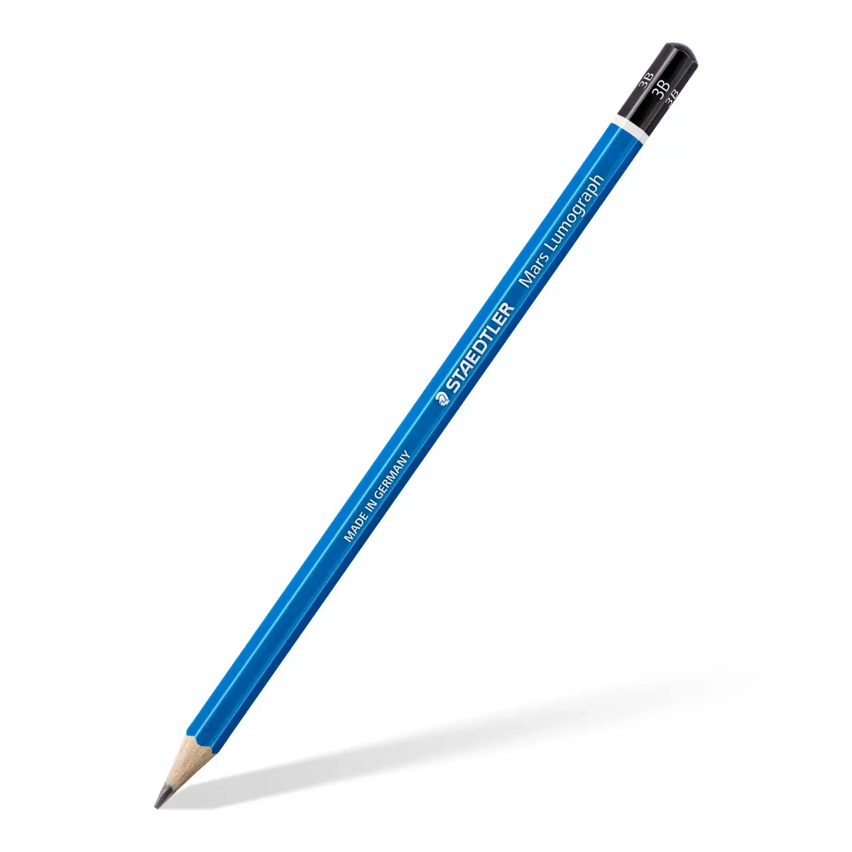 STAEDTLER Mars Lumograph 3B Graphite Pencil 1 Count | Medium Soft, Break-Resistant Bonded Lead, 12 Pack - view 2