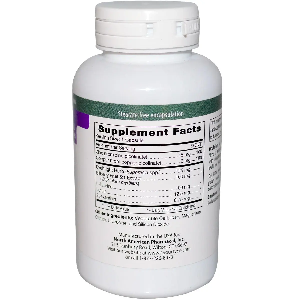 D'Adamo Personalized Nutrition Ocubright 60 Count | Eye Support & Dietary Supplement - view 2