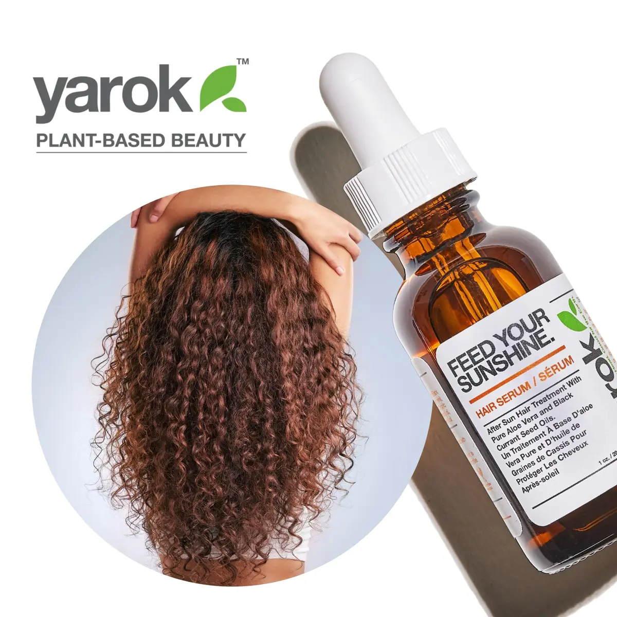 Yarok Feed Your Sunshine Organic Sun Repair Hair Serum - Moisturize, Protect & Transform - 1oz - view 3
