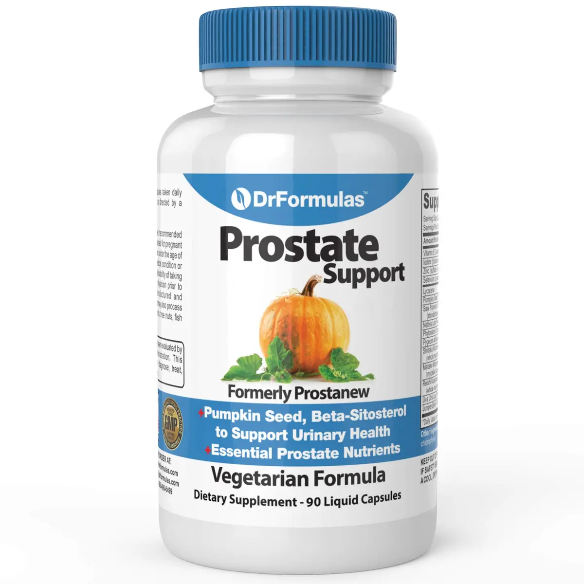 DrFormulas Super Prostate Supplement 90 Veg Capsules | Supports Urinary & Hormone Health - main product image