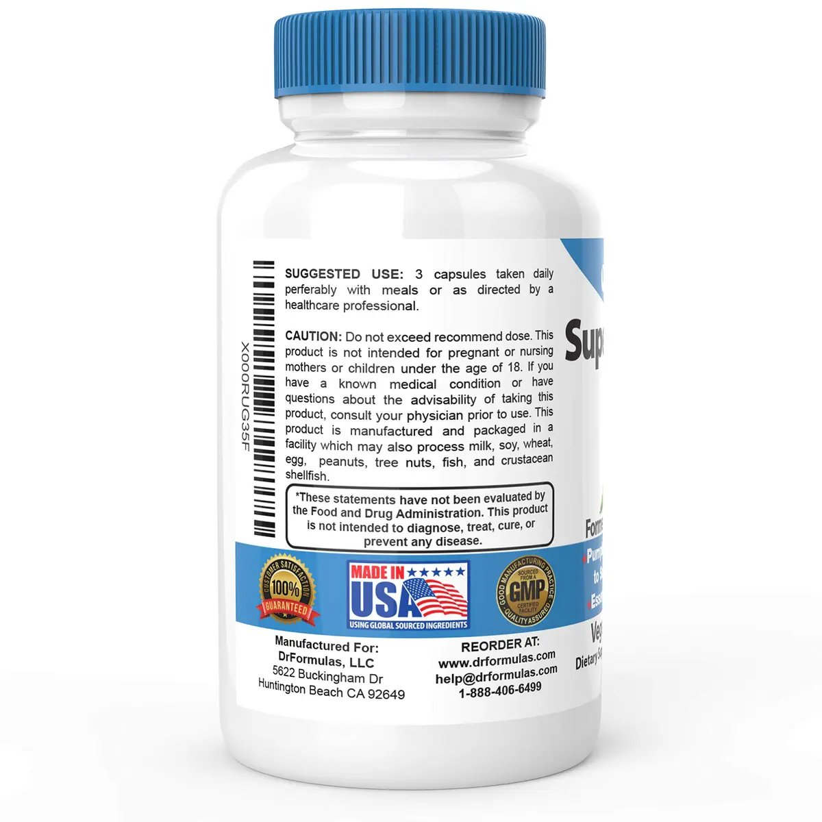 DrFormulas Super Prostate Supplement 90 Veg Capsules | Supports Urinary & Hormone Health - view 3