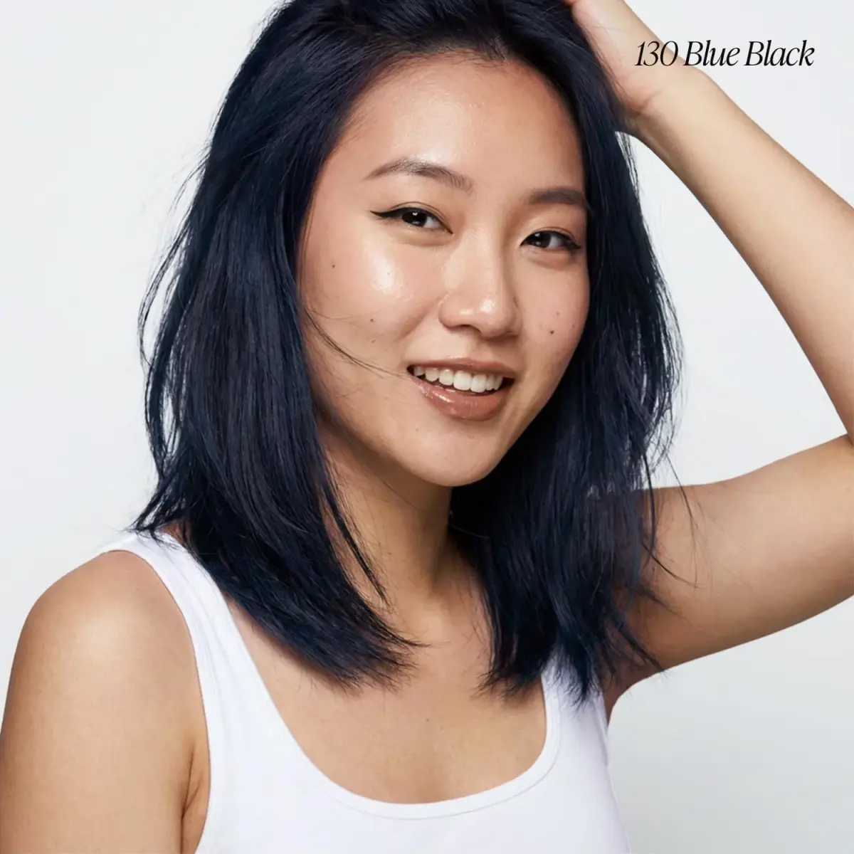 Adore Semi Permanent Hair Color 130 Blue Black 118ml (4 Fl Oz) | Vibrant Blue Black Hair Dye - view 2
