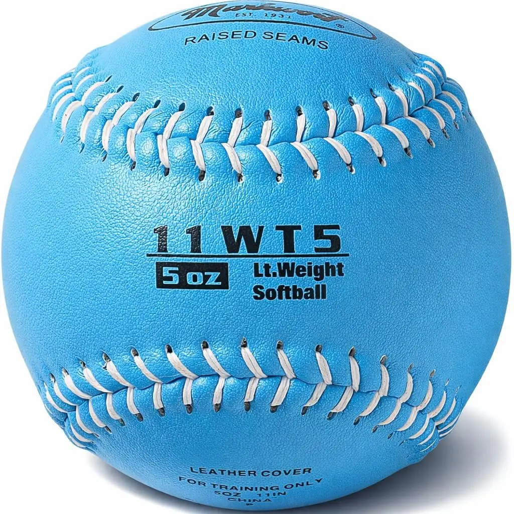 Markwort Color Coded Weighted 11-Inch Softball (5 oz / 142 g) | Training Aid for Baseball & Fastpitch - main product image