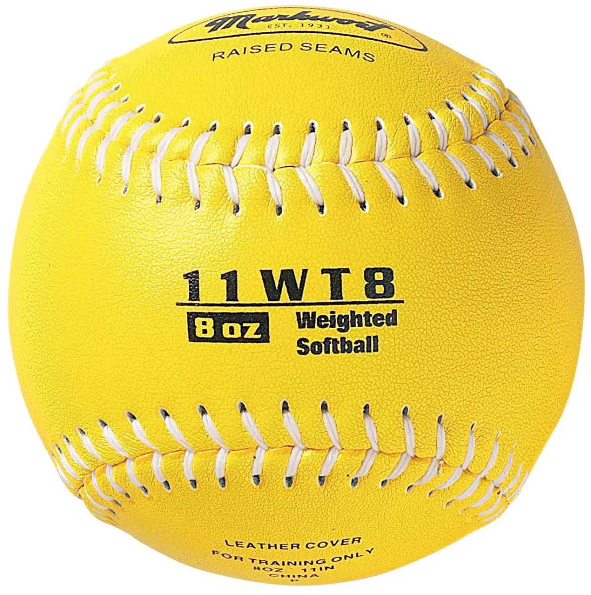 Markwort Color Coded Weighted 11-Inch Softball (5 oz / 142 g) | Training Aid for Baseball & Fastpitch - main product image