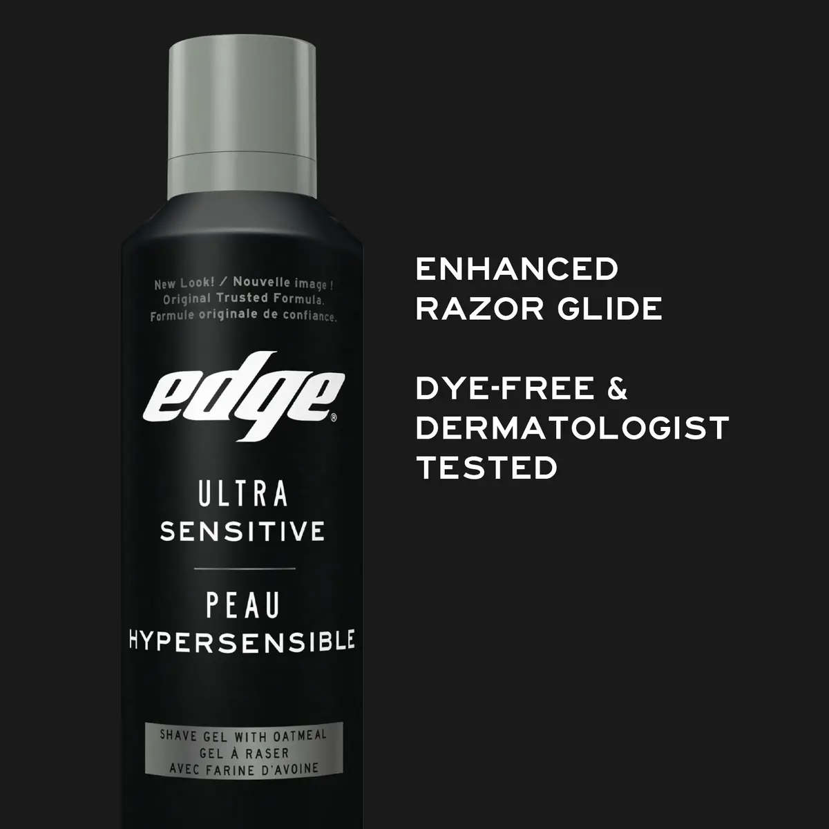 Edge Ultra Sensitive Skin Unscented Shaving Gel 207ml (7 Fl Oz) | Advanced Formula for Dry, Sensitive Skin - view 5