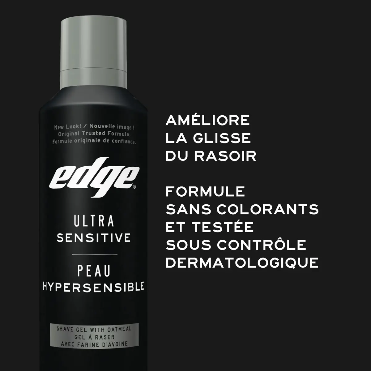 Edge Ultra Sensitive Skin Unscented Shaving Gel 207ml (7 Fl Oz) | Advanced Formula for Dry, Sensitive Skin - view 6