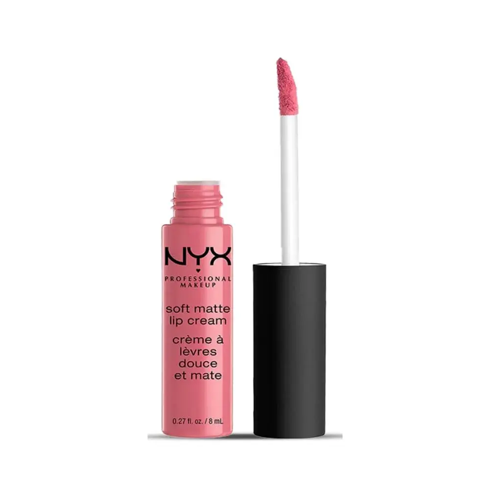 NYX PROFESSIONAL MAKEUP Soft Matte Lip Cream, Milan (Dark Pink-Brown) 7.9ml (0.27 Fl Oz) | Long-Lasting Matte Finish - main product image