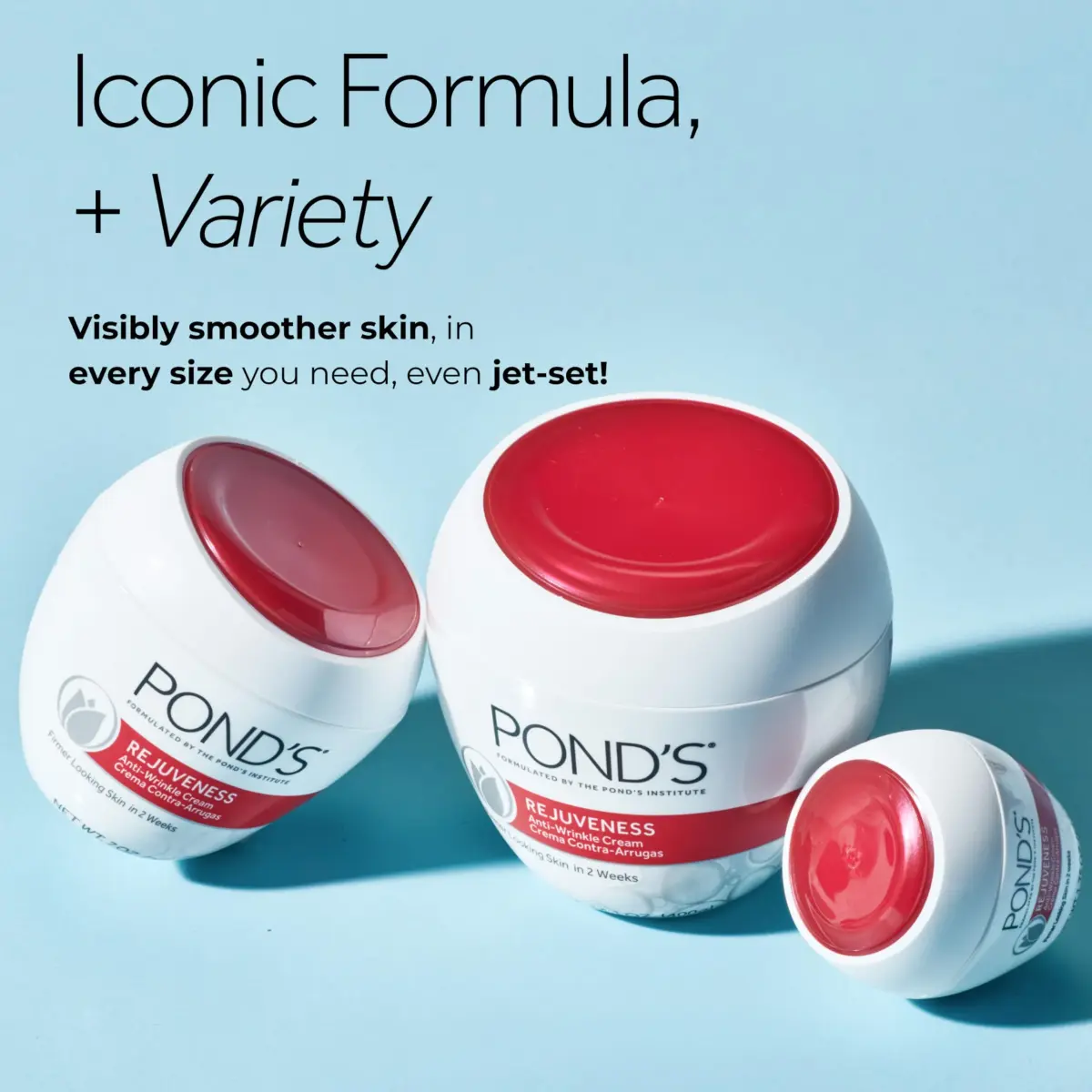 Pond's Rejuveness Anti-Wrinkle Cream Twin Pack, 396.89 g (14 Oz) | Reduces Fine Lines in 2 Weeks - view 6
