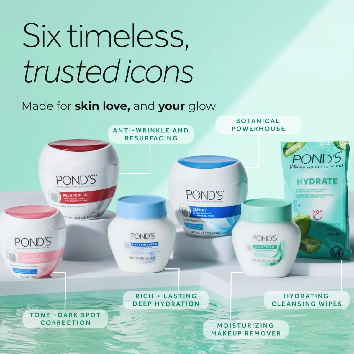 Pond's Rejuveness Anti-Wrinkle Cream Twin Pack, 396.89 g (14 Oz) | Reduces Fine Lines in 2 Weeks - view 7