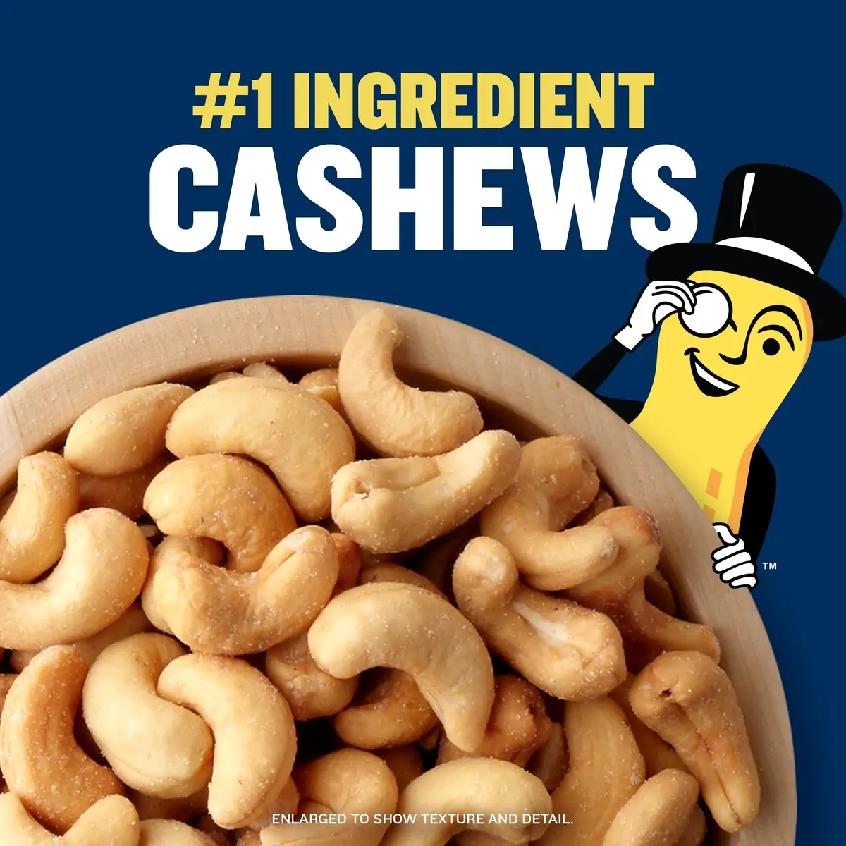 PLANTERS Deluxe Salted Whole Cashews 18.25 Oz | Plant Based Protein Snack with Rich Flavor - view 7