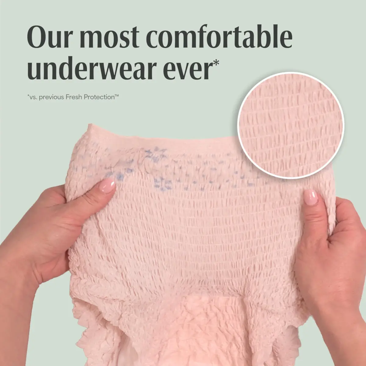 Depend Fresh Protection Adult Diapers for Women, Maximum Absorbency XL, Blush | USA Imported Incontinence Underwear - view 5